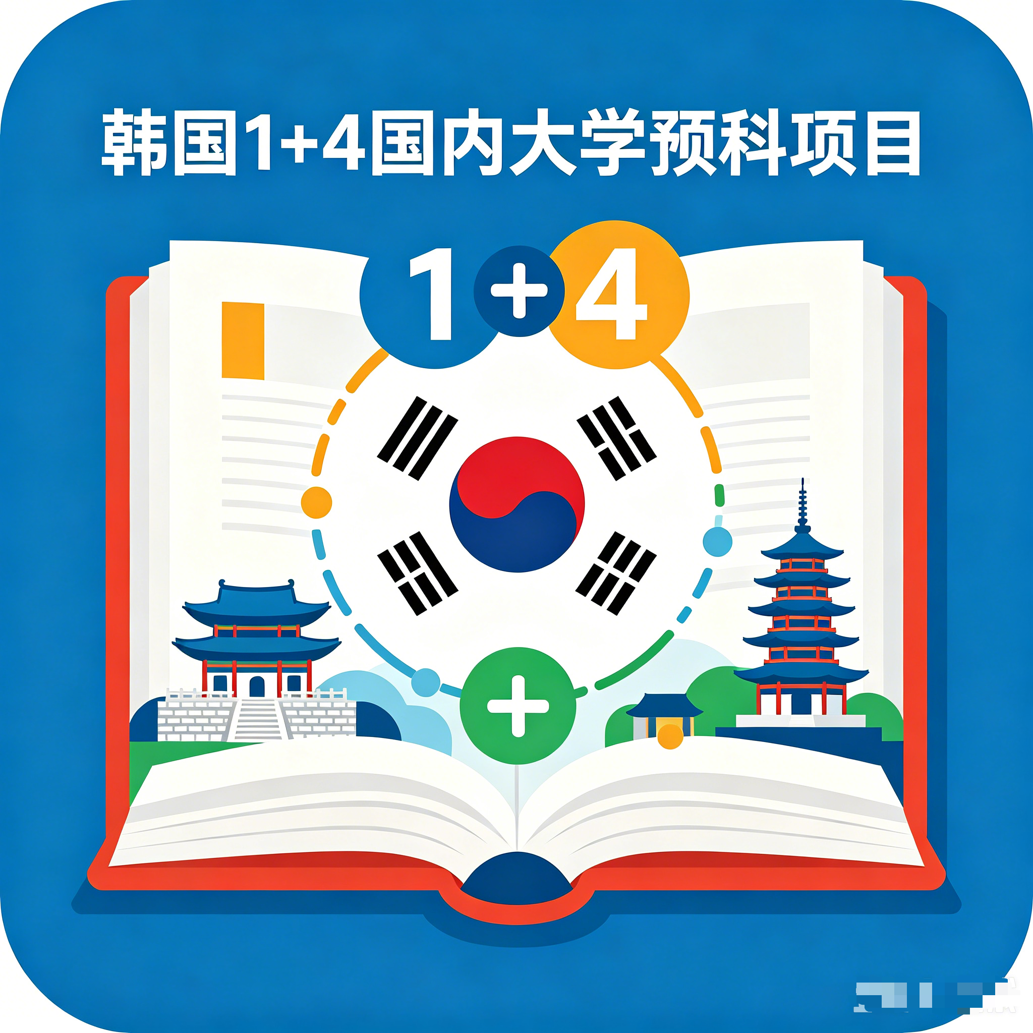 楚雄韩国留学1+4国内大学预科项目